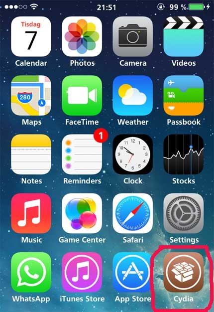 application cydia pour iphone